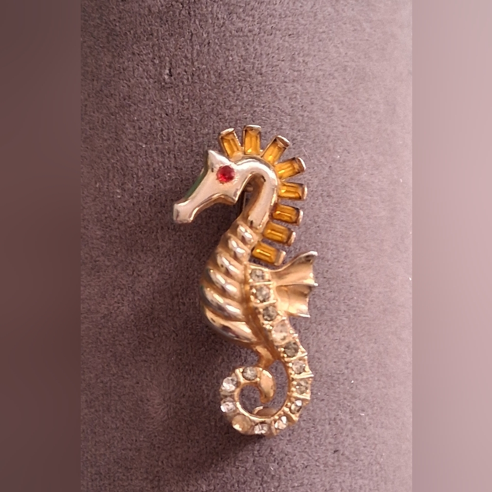 Seahorse Brooch